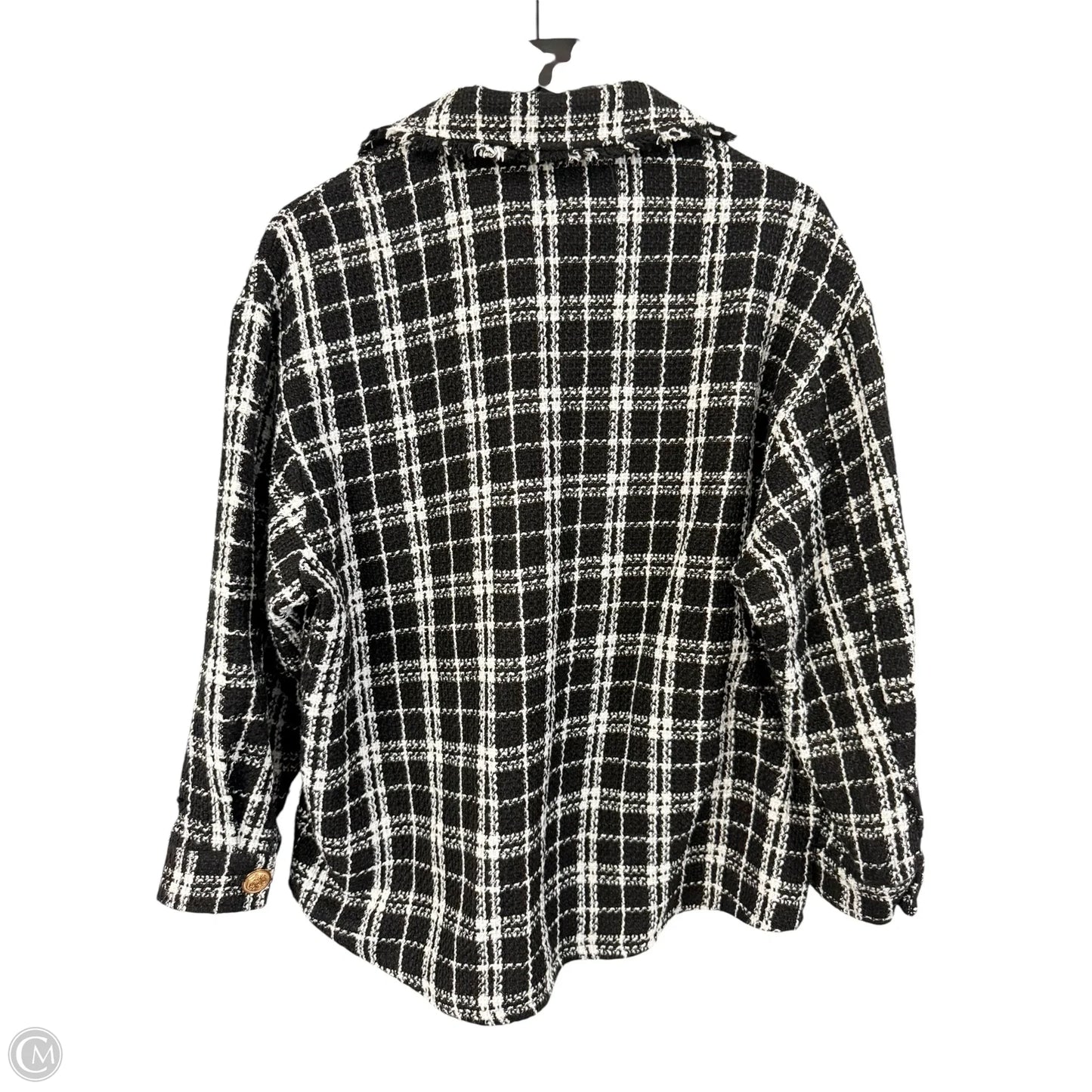 Jacket Other By Clothes Mentor In Black & White, Size: S