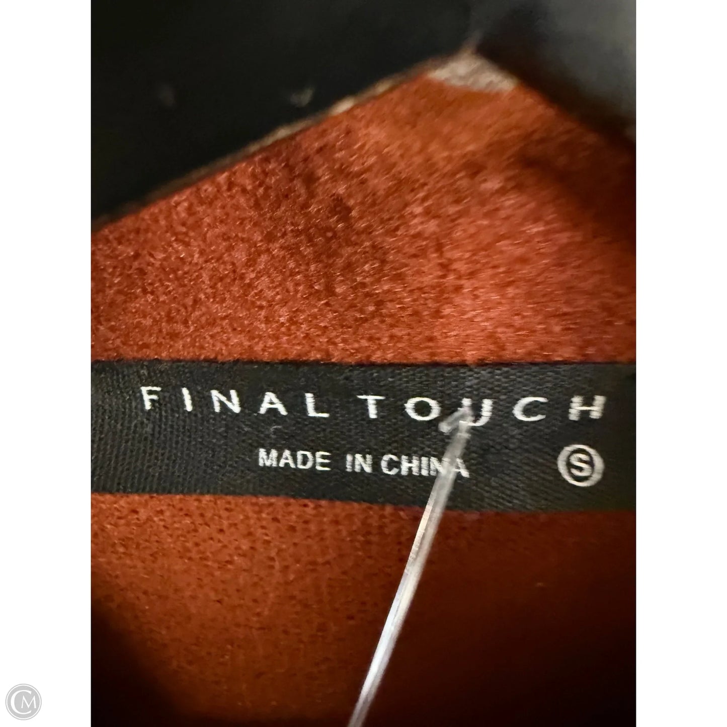 Jacket Other By Final Touch In Brown, Size: S