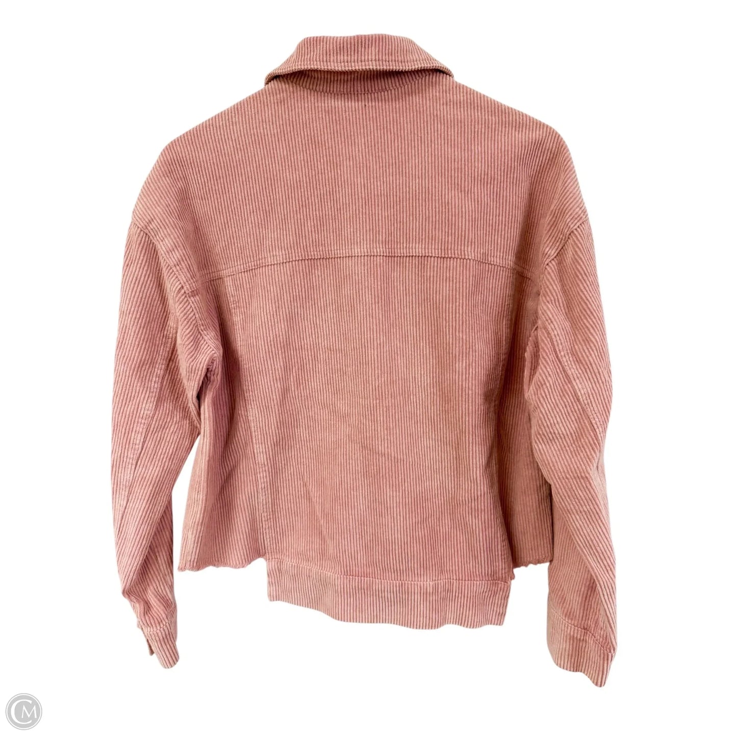 Jacket Shirt By Andree By Unit In Pink, Size: S