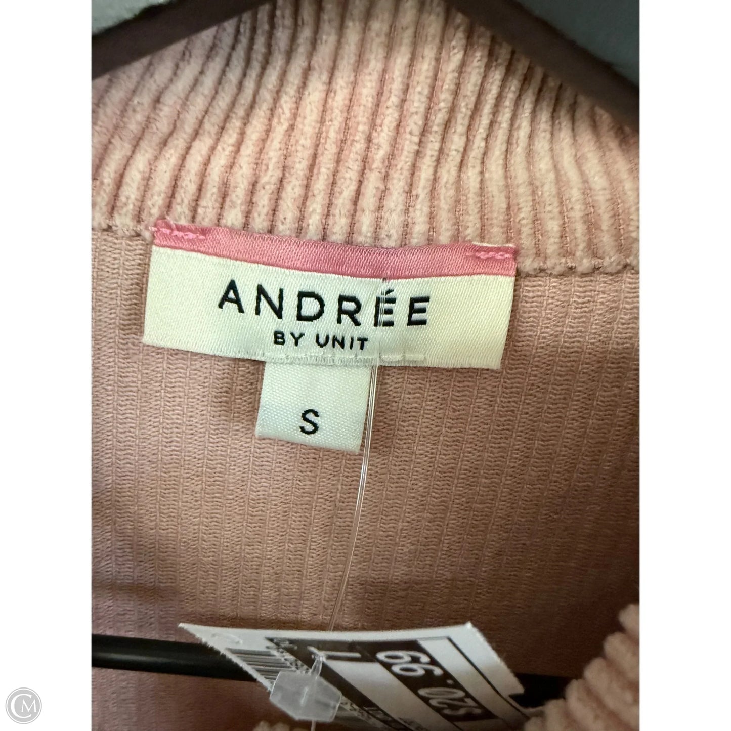 Jacket Shirt By Andree By Unit In Pink, Size: S