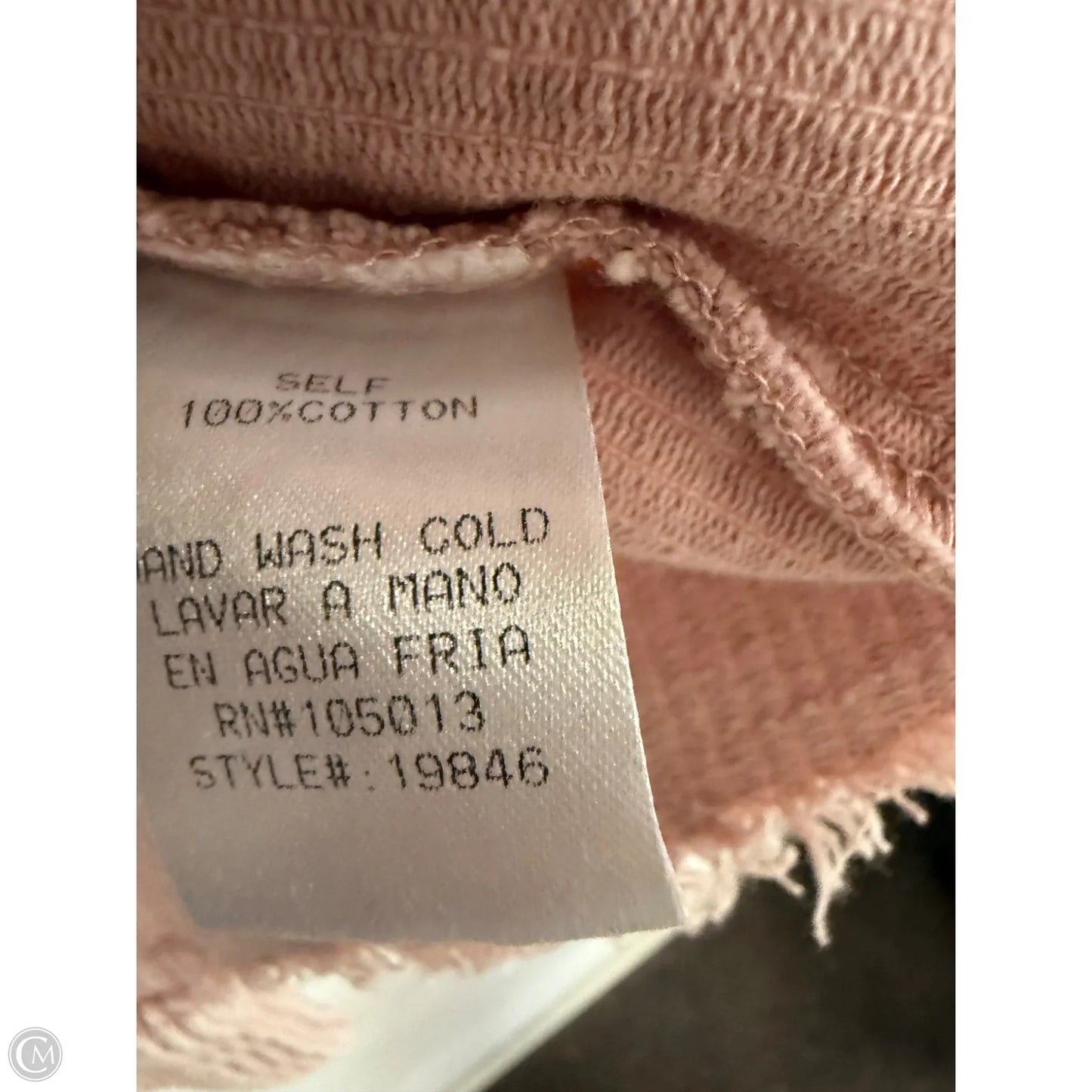Jacket Shirt By Andree By Unit In Pink, Size: S