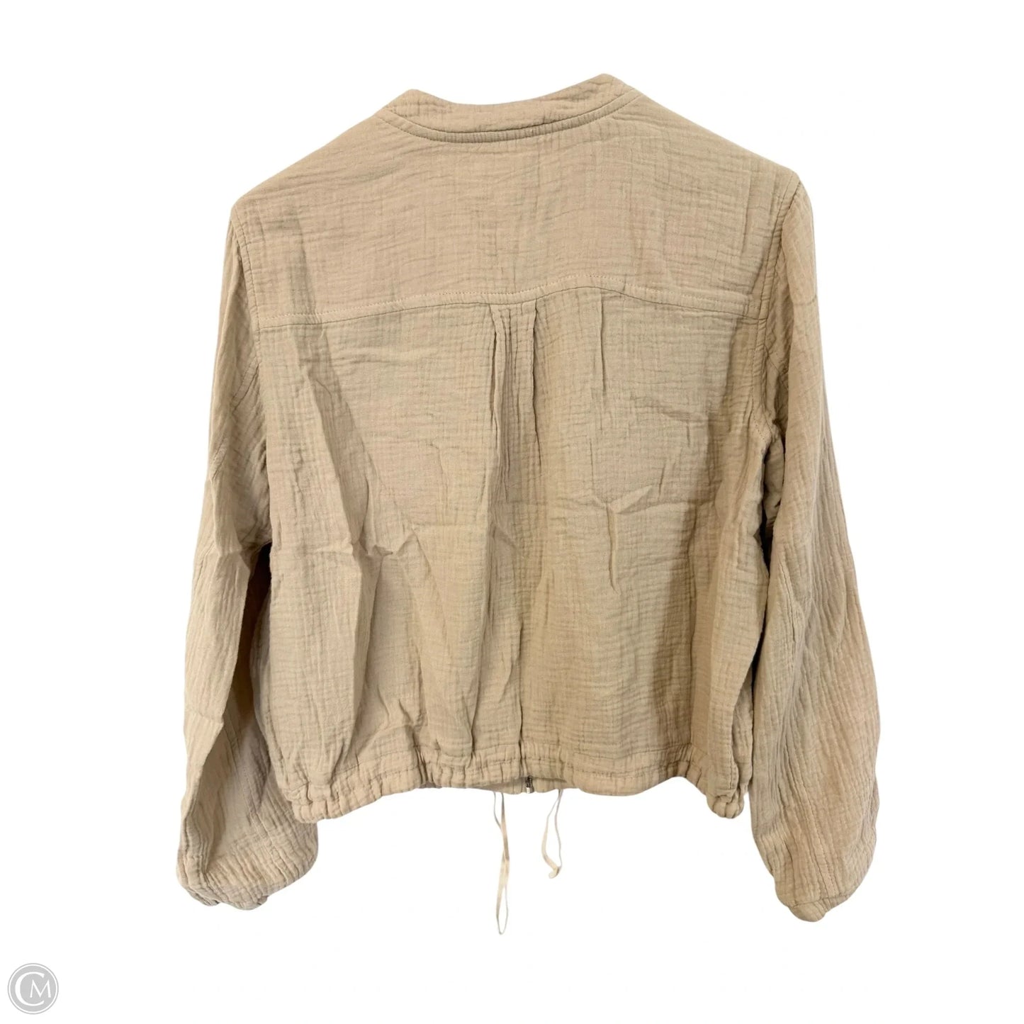 Jacket Other By Clothes Mentor In Tan, Size: M