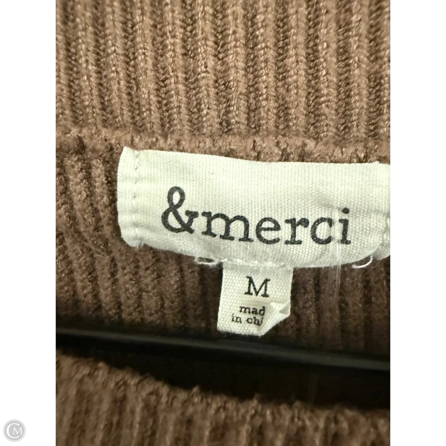 Sweater By Cmc In Brown, Size: M