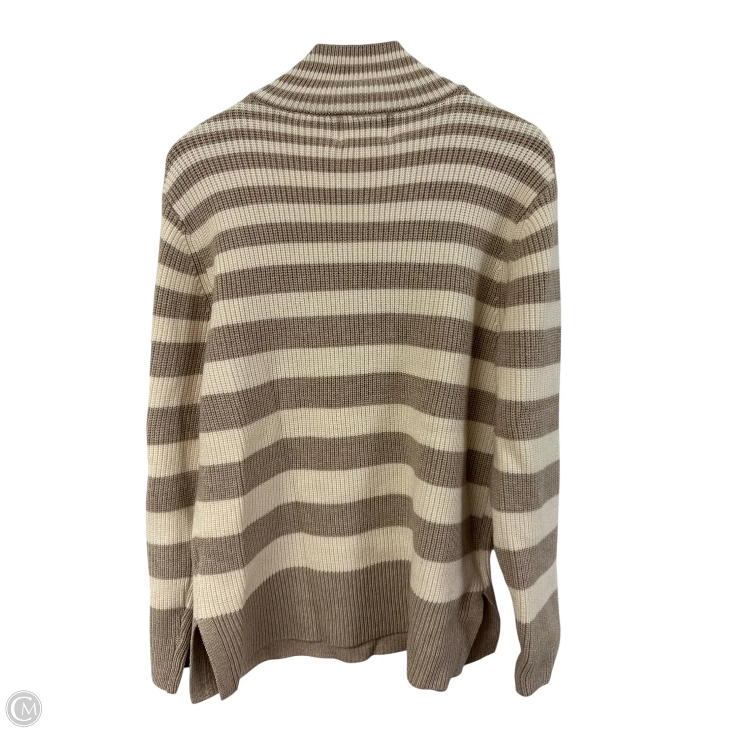 Sweater By Cmc In Cream & Tan, Size: L