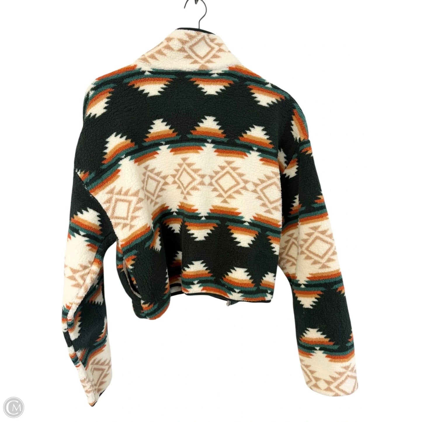 Jacket Fleece By Love Tree In Multi-colored, Size: L