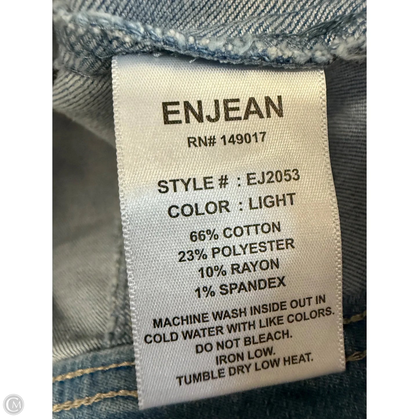 Jacket Denim By Clothes Mentor In Blue Denim, Size: M