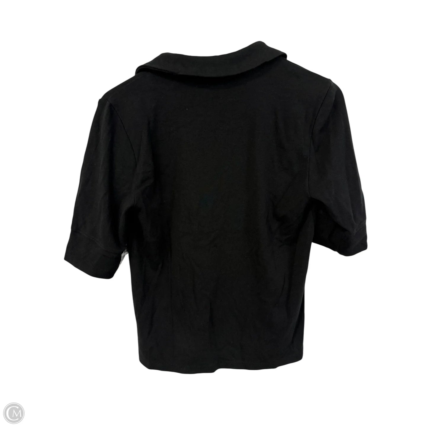Top Short Sleeve By Gap In Black, Size: L