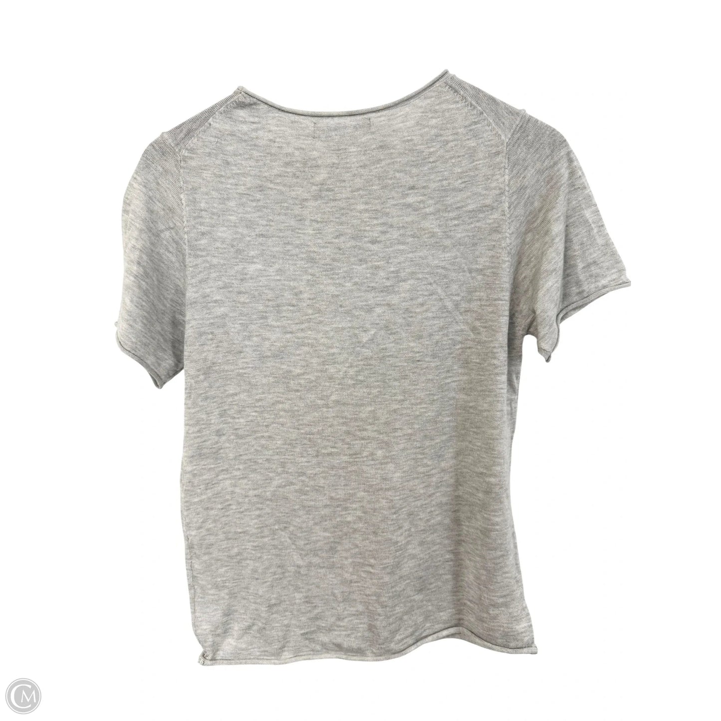 Top Short Sleeve By Clothes Mentor In Grey, Size: L