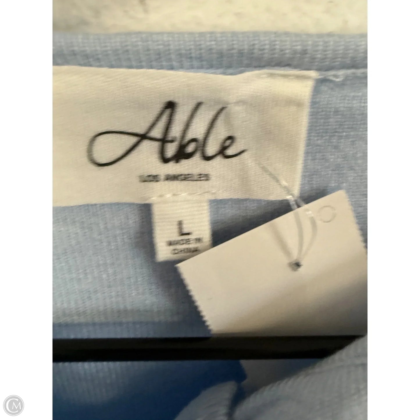 Top Short Sleeve By Clothes Mentor In Blue, Size: L