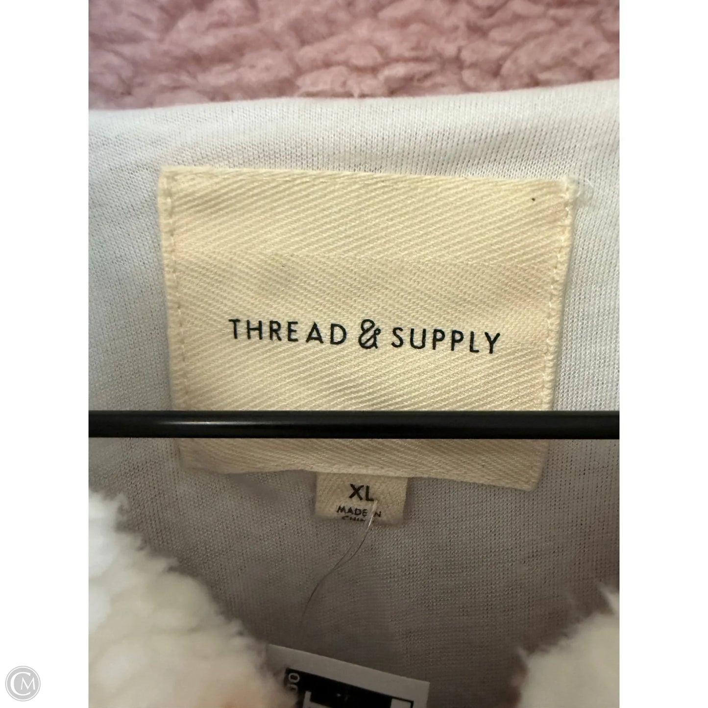Jacket Faux Fur & Sherpa By Thread And Supply In Multi-colored, Size: Xl