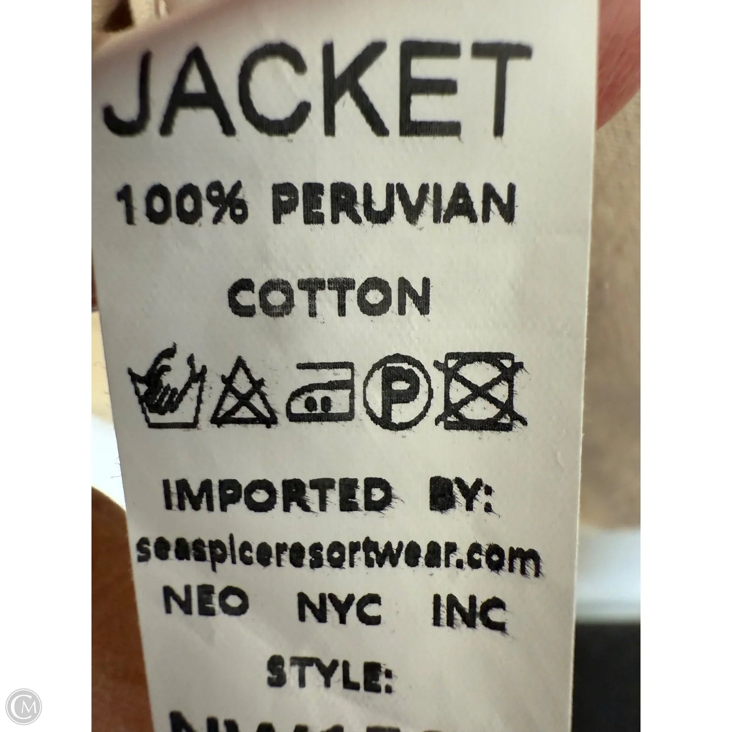 Jacket Other By Clothes Mentor In Tan, Size: Xl