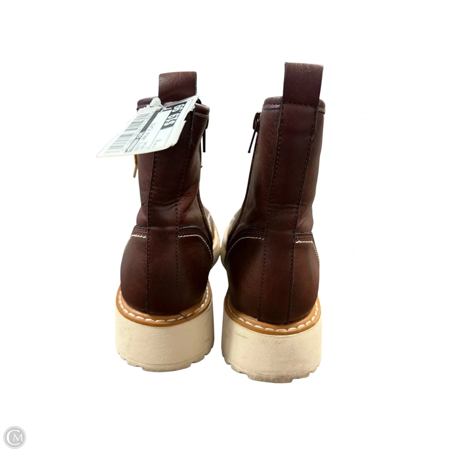 Boots Ankle Flats By Madden Girl In Brown, Size: 8