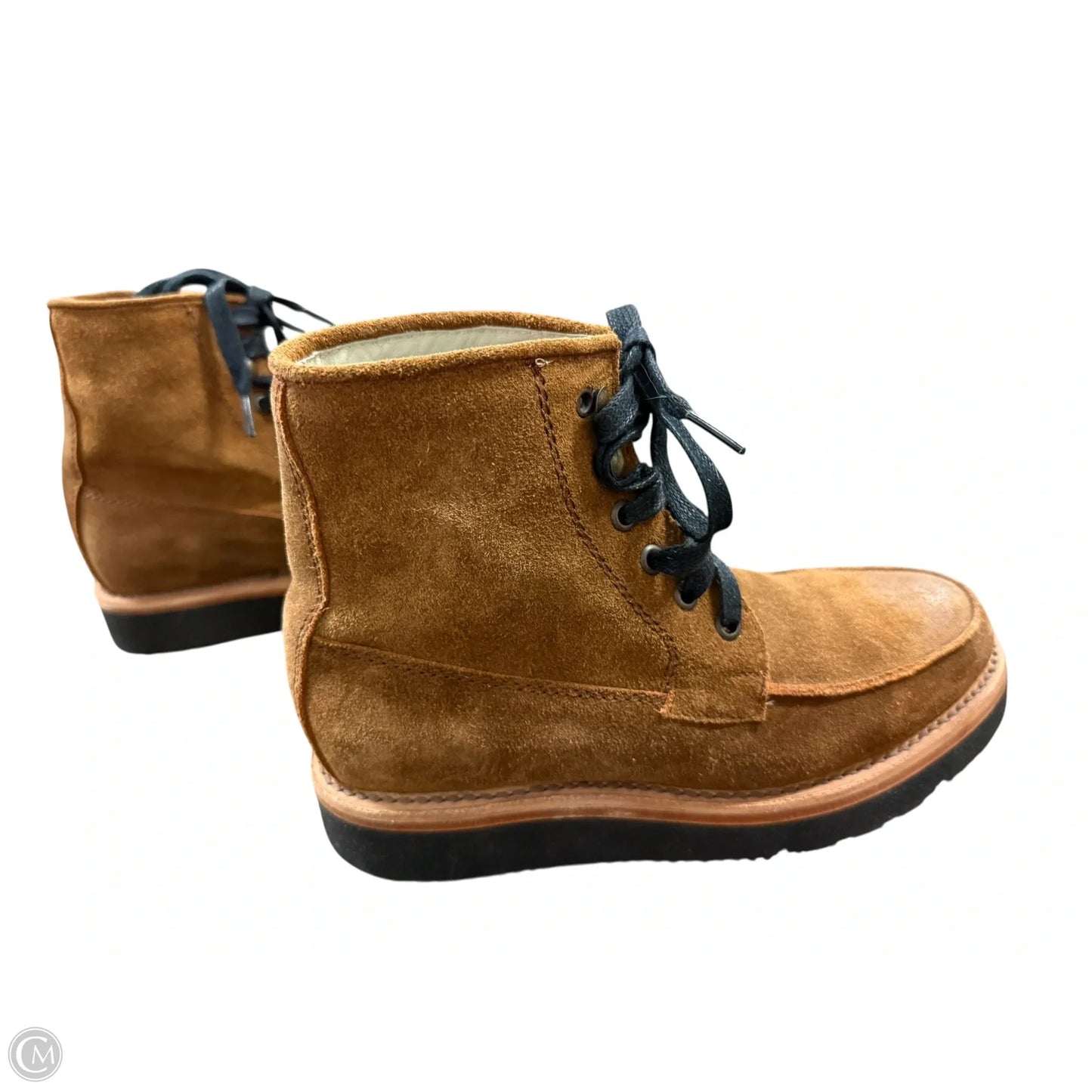 Boots Ankle Flats By Cmc In Brown, Size: 6.5