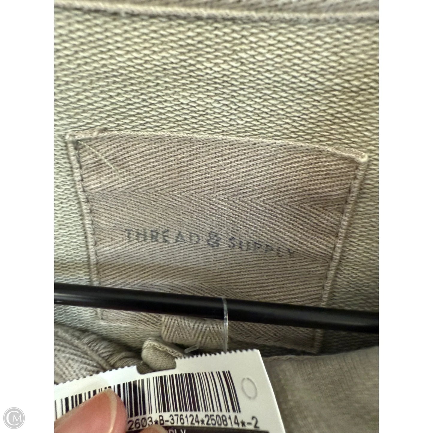 Jacket Shirt By Thread And Supply In Taupe, Size: S