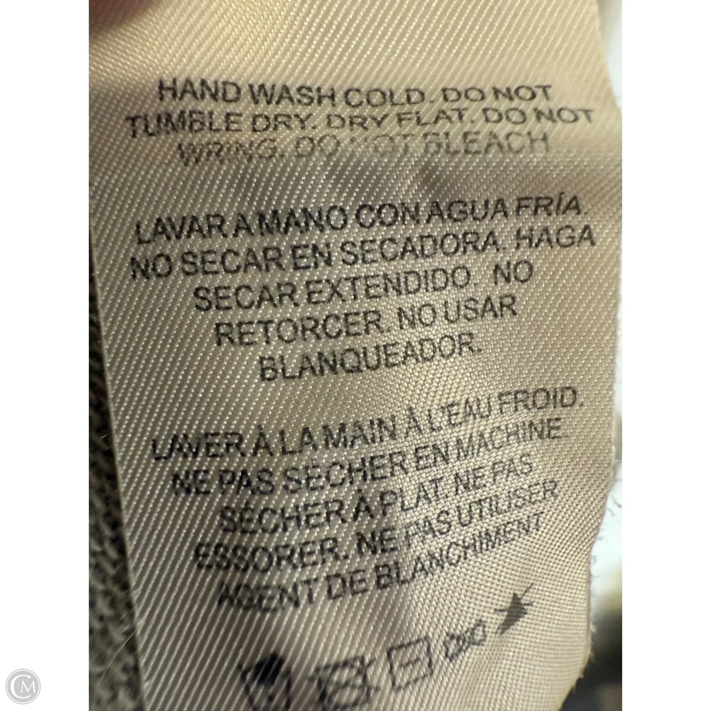 Jacket Shirt By Thread And Supply In Taupe, Size: S