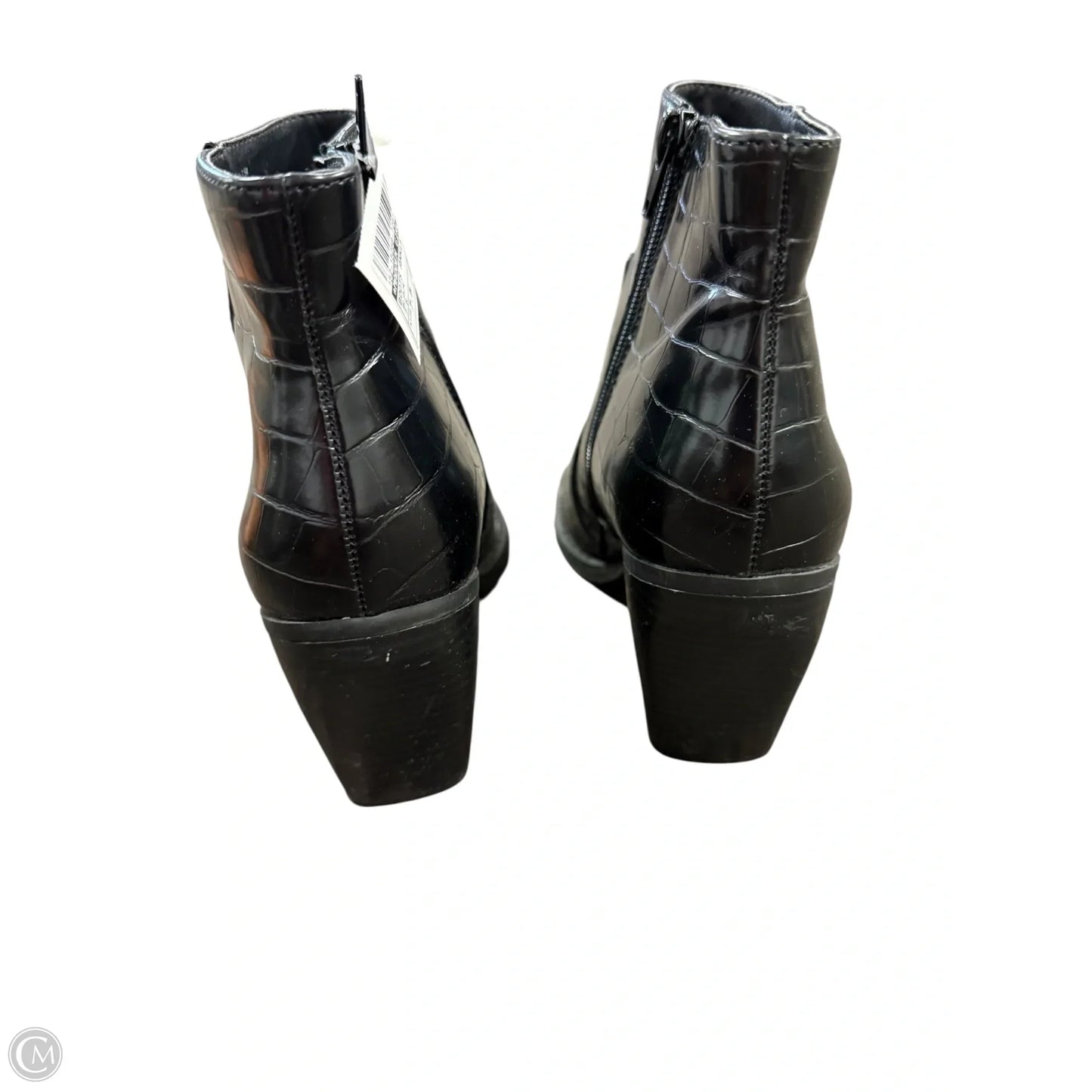 Boots Ankle Heels By Madden Girl In Black, Size: 7.5