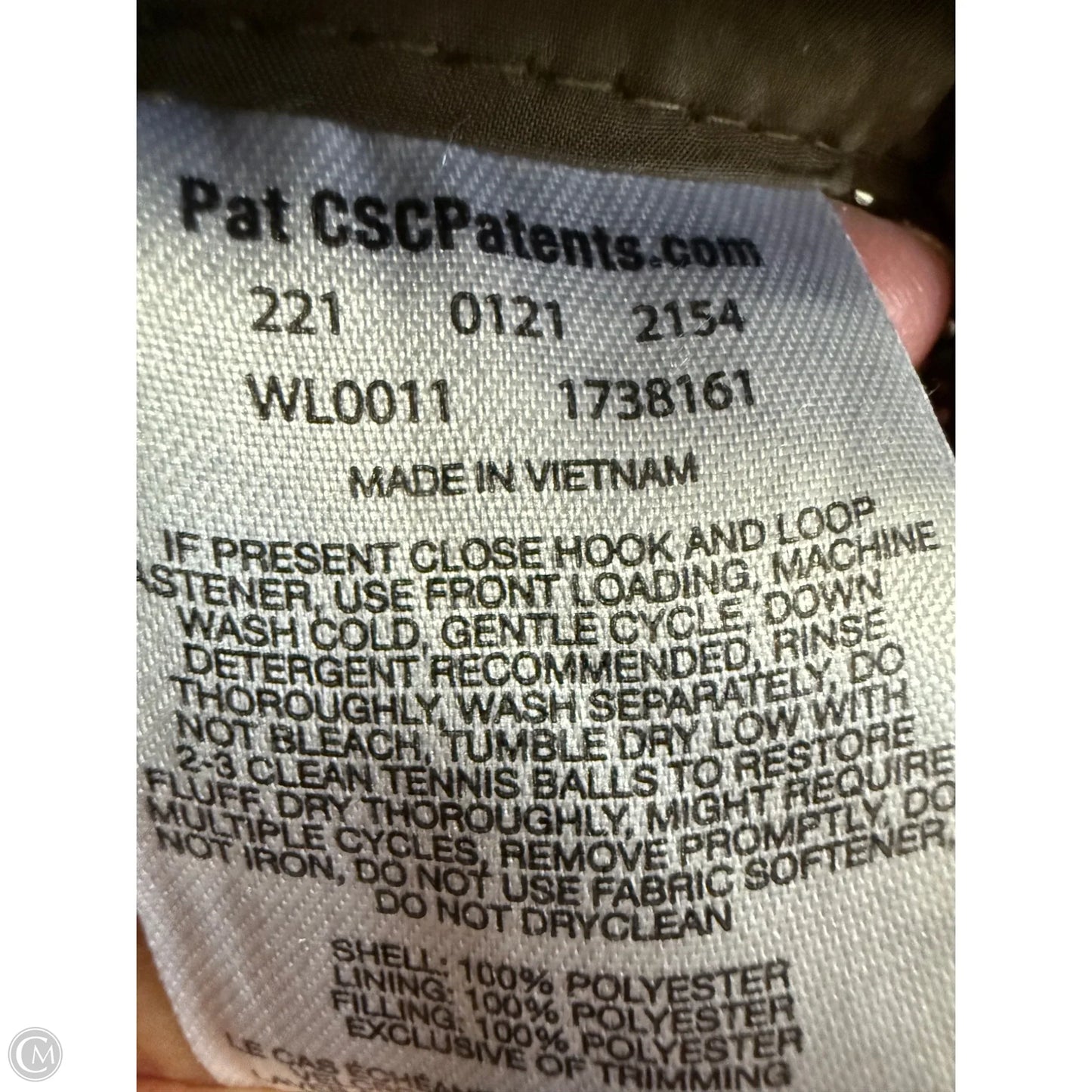 Coat Parka By Columbia In Green, Size: L