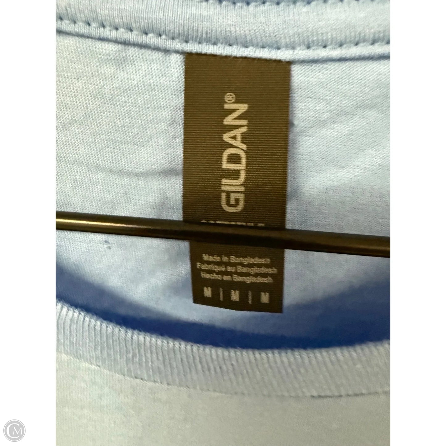Top Short Sleeve Basic By Gildan In Blue, Size: M