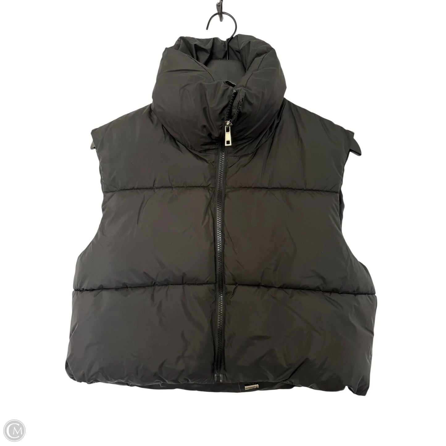 Vest Puffer & Quilted By Zenana Outfitters In Black, Size: M