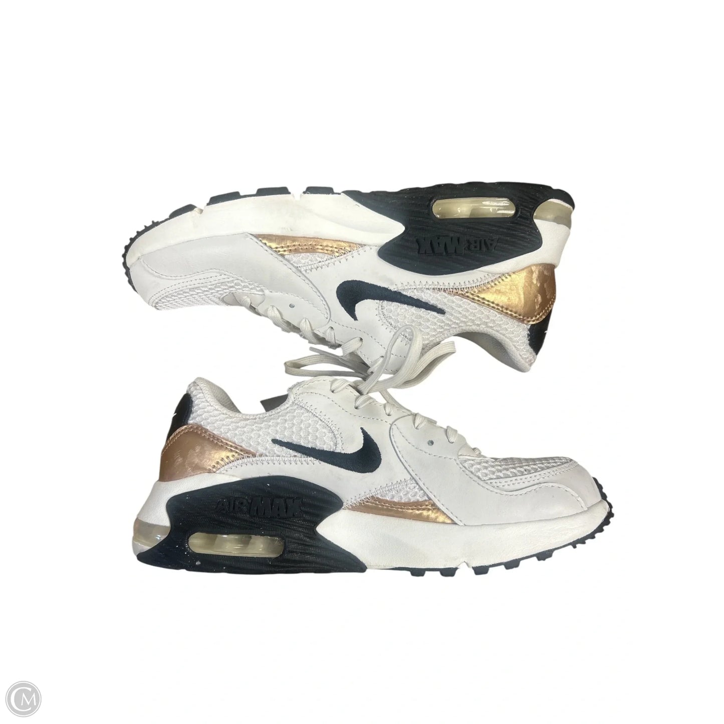 Shoes Athletic By Nike In Black & Gold, Size: 7.5