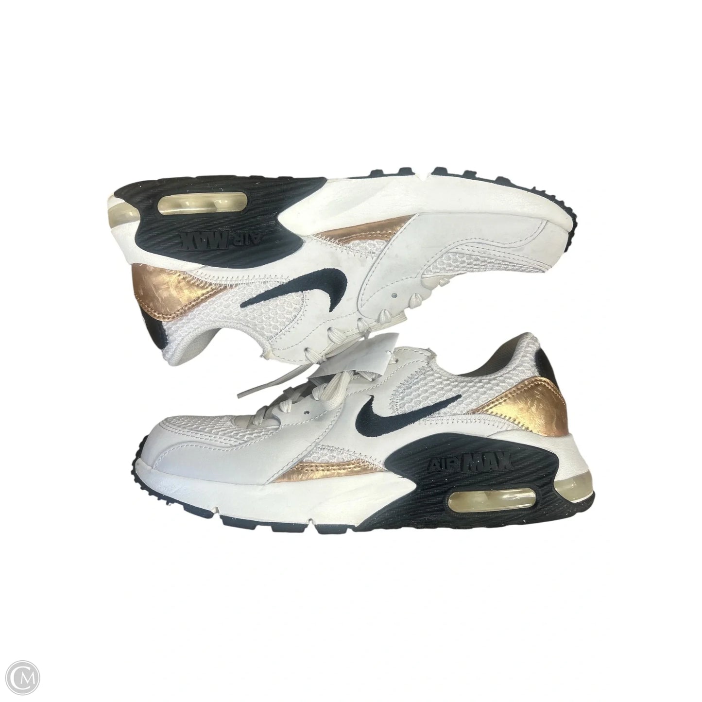 Shoes Athletic By Nike In Black & Gold, Size: 7.5