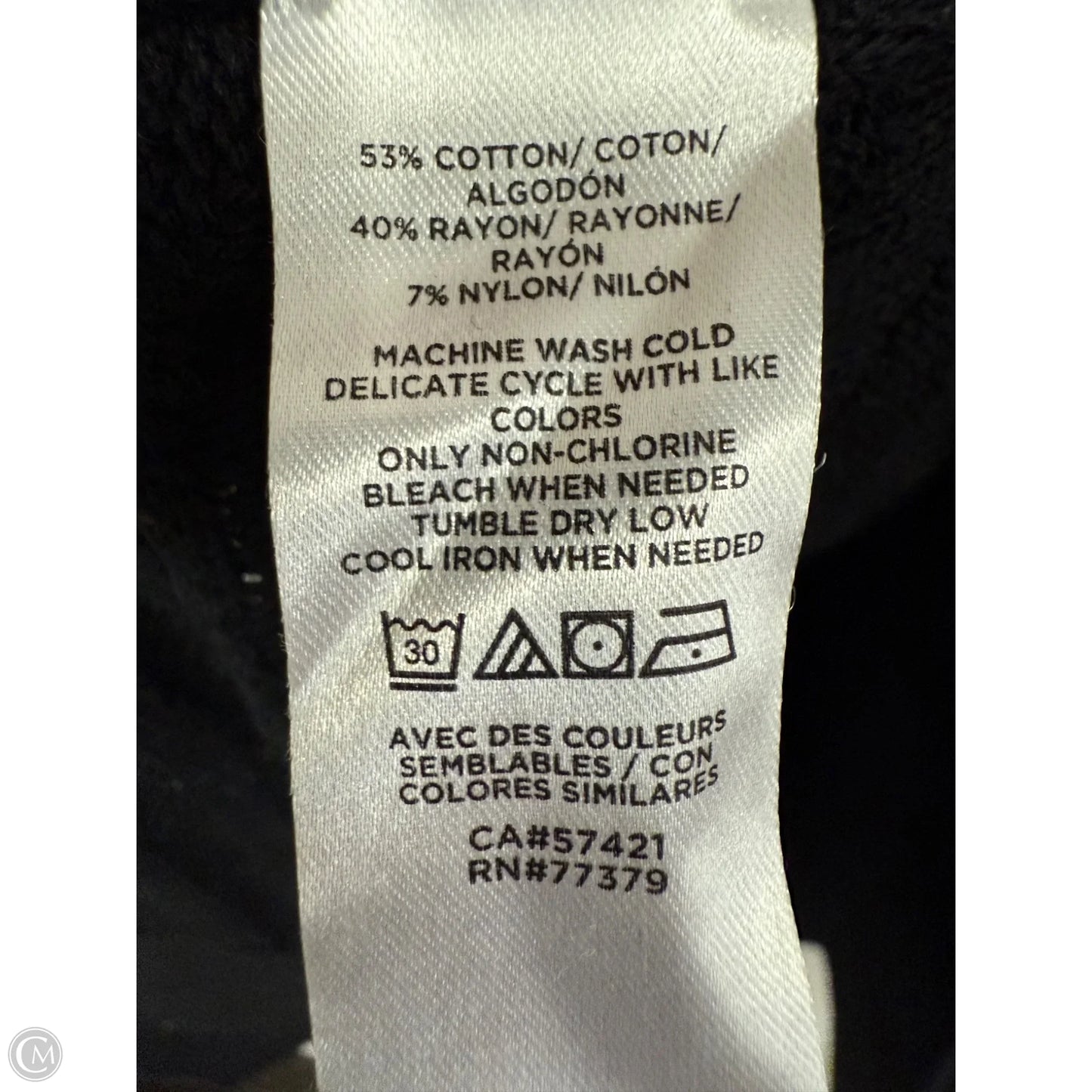 Sweater Short Sleeve By Ann Taylor In Black, Size: M