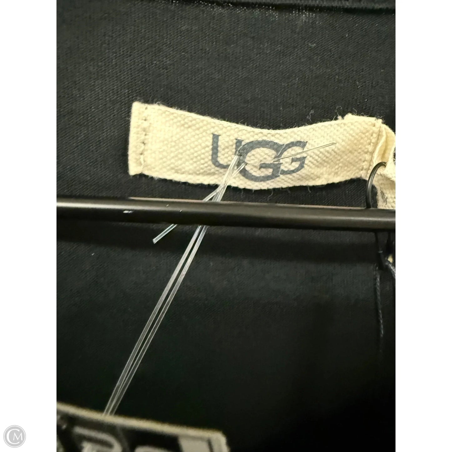 Top Long Sleeve Designer By Ugg In Black, Size: L