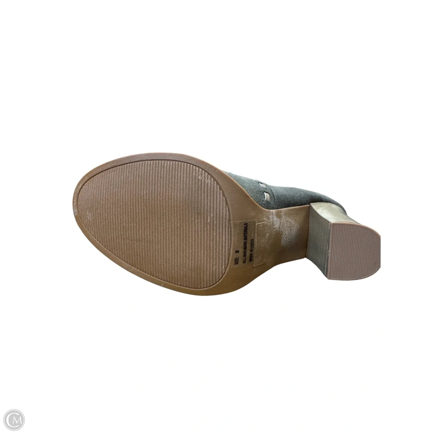 Boots Ankle Heels By Venus In Grey, Size: 8