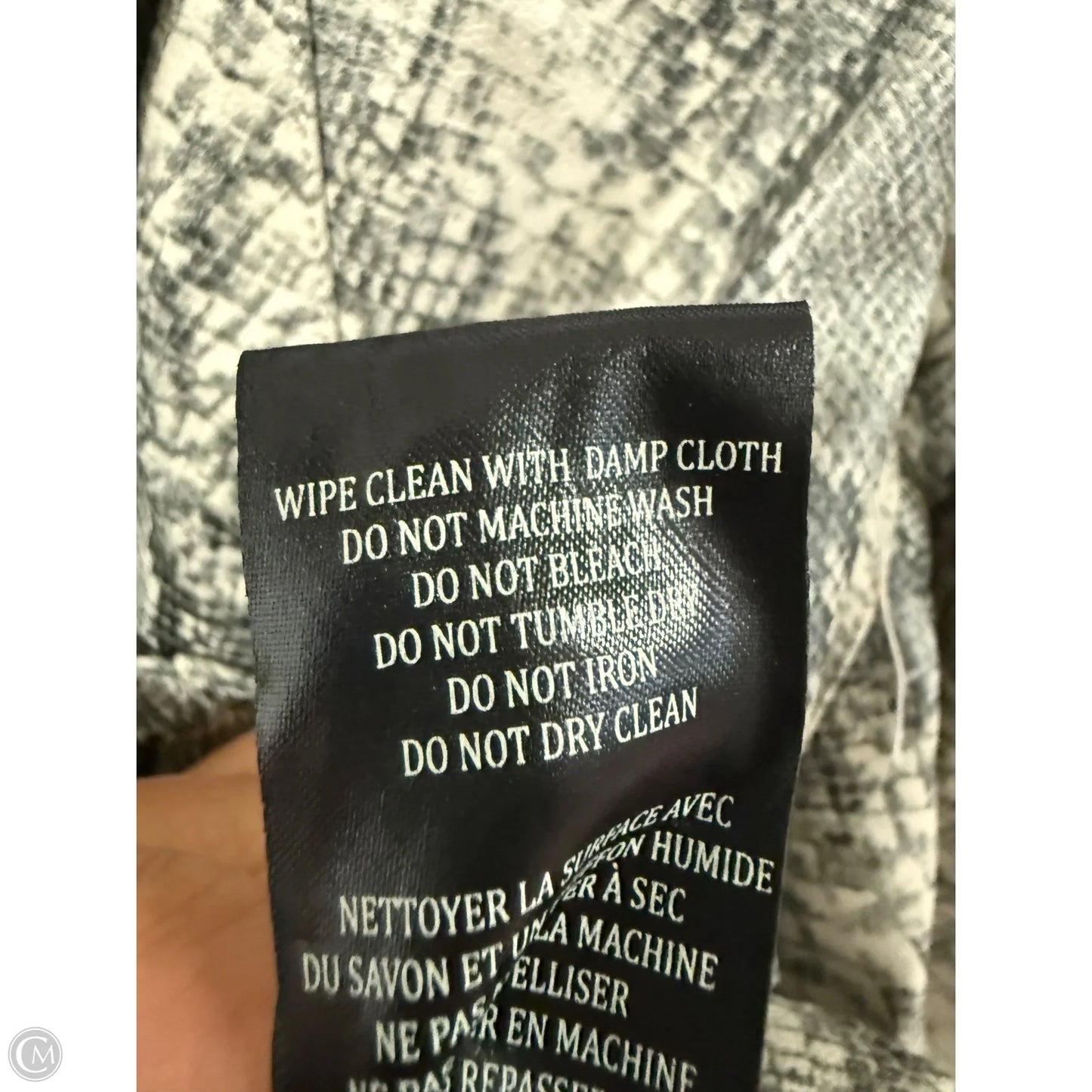 Jacket Moto By Blanknyc In Snakeskin Print, Size: M