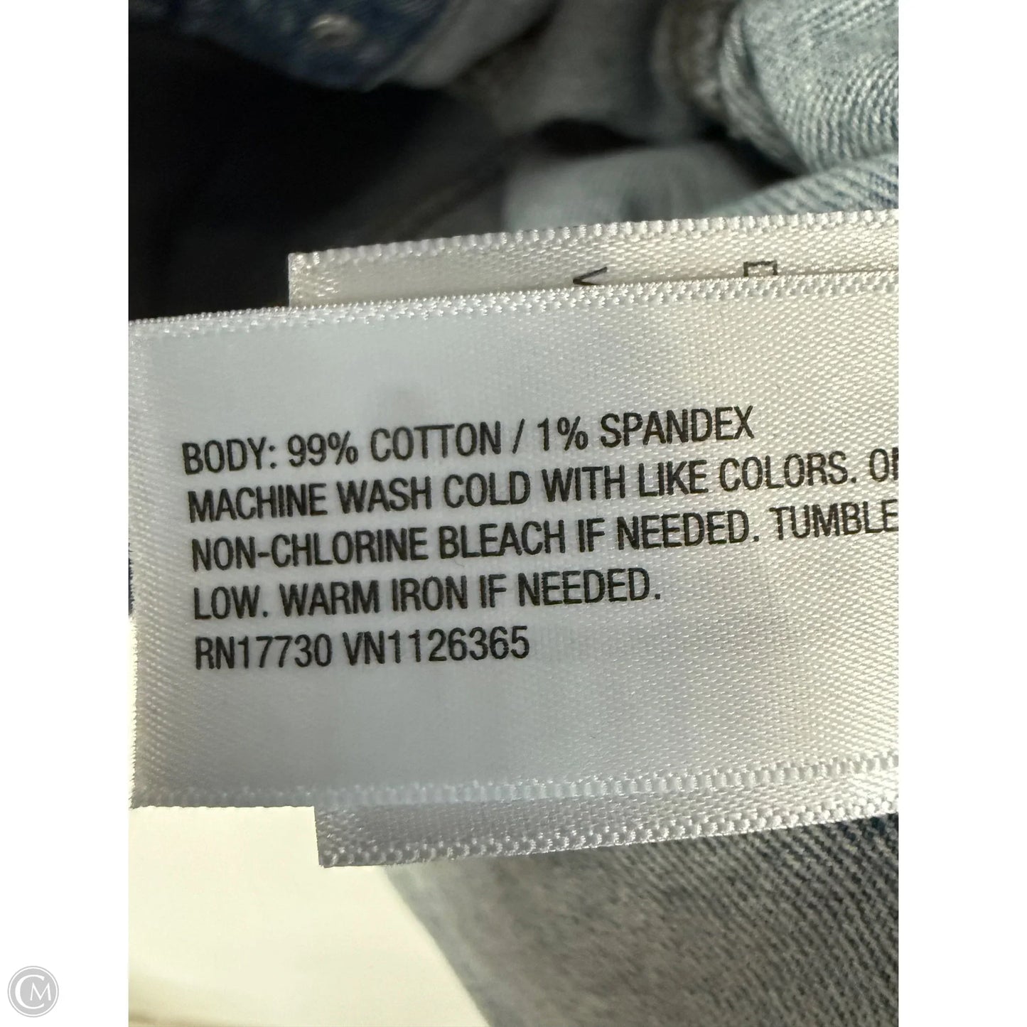 Vest Other By Universal Thread In Blue Denim, Size: L