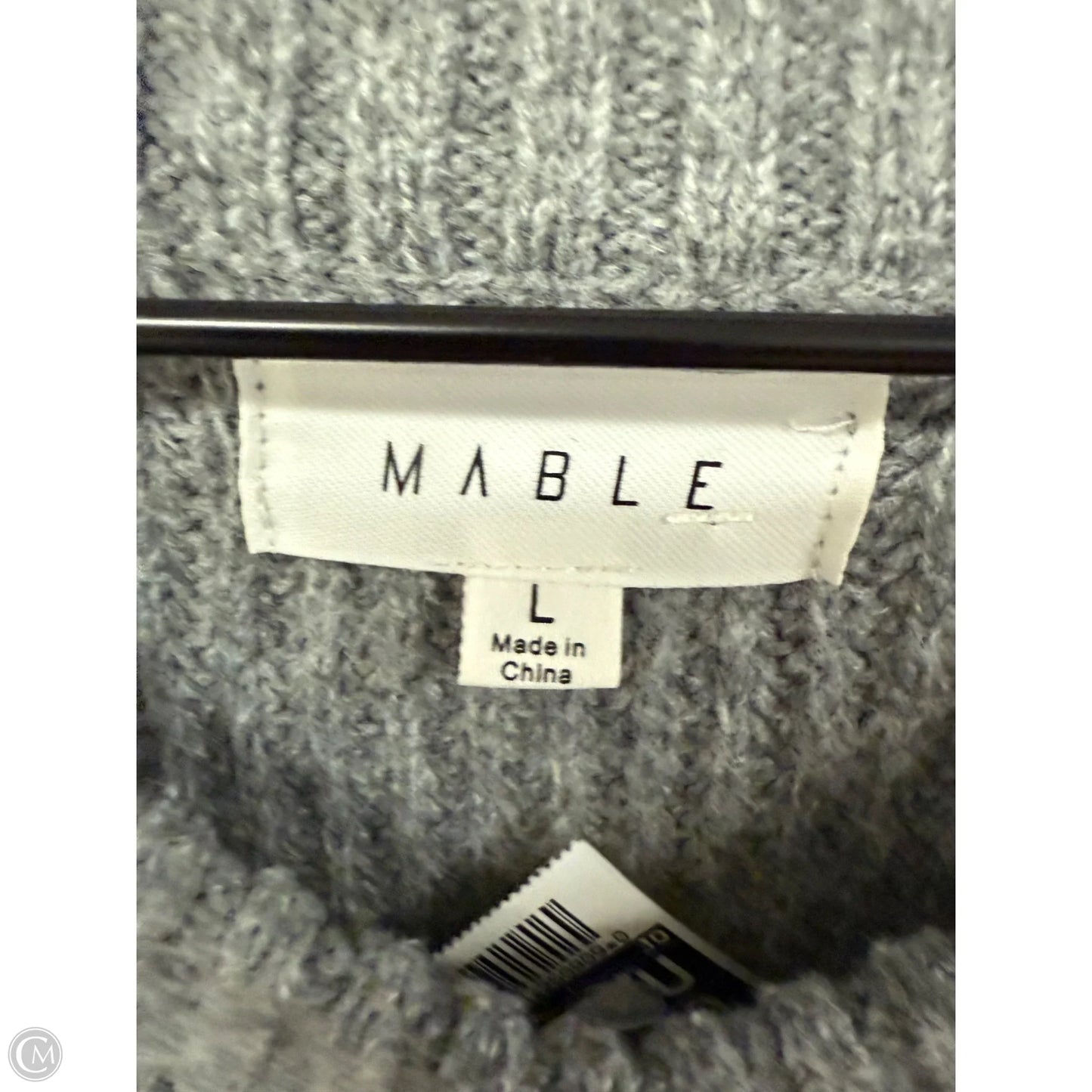 Sweater By Mable In Grey, Size: L