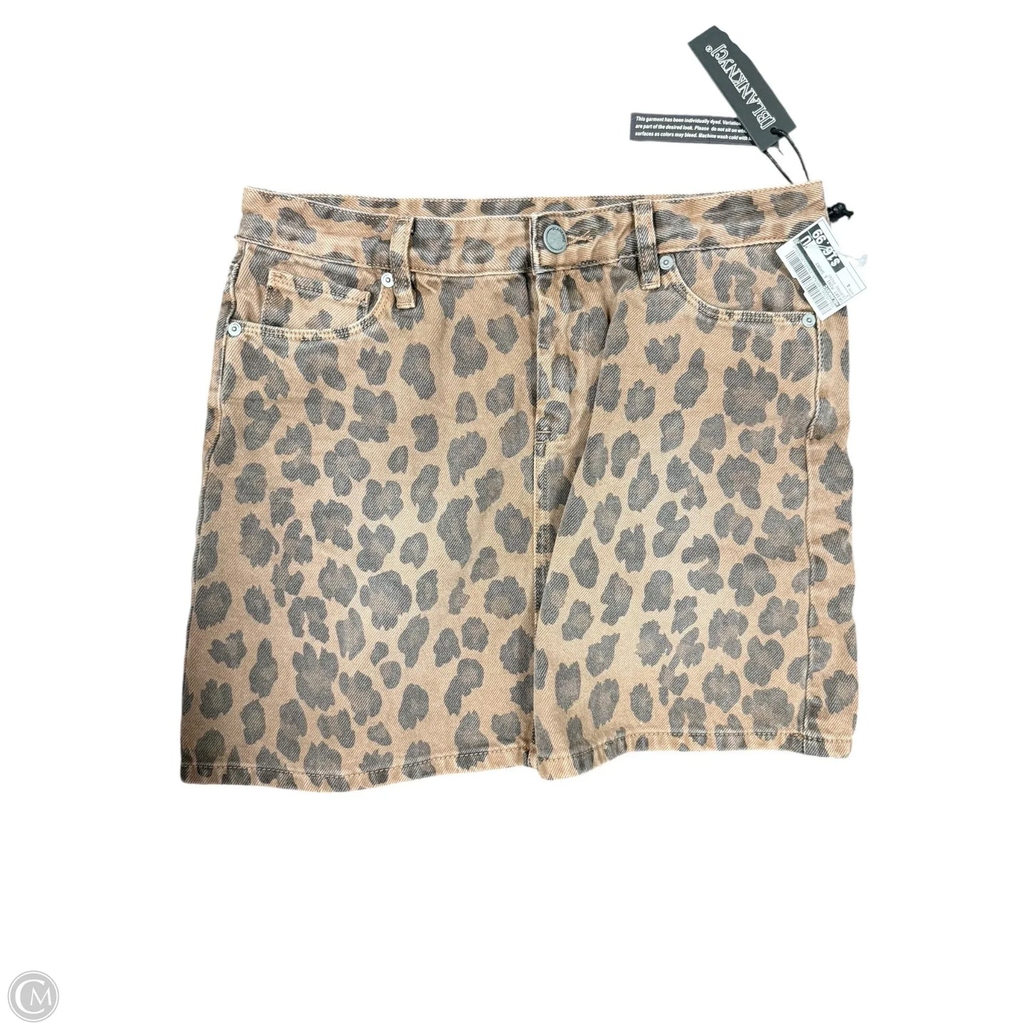 Skirt Mini & Short By Blanknyc In Leopard Print, Size: 4