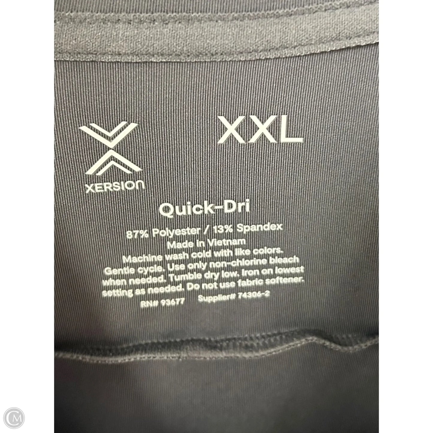 Athletic Jacket By Xersion In Grey, Size: Xxl