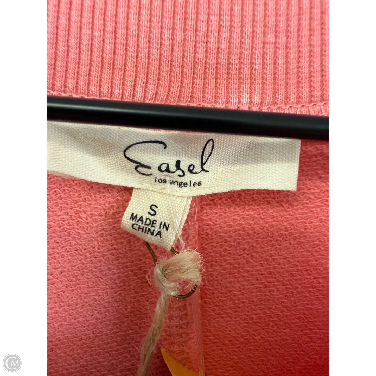 Top Short Sleeve By Easel In Orange, Size: S