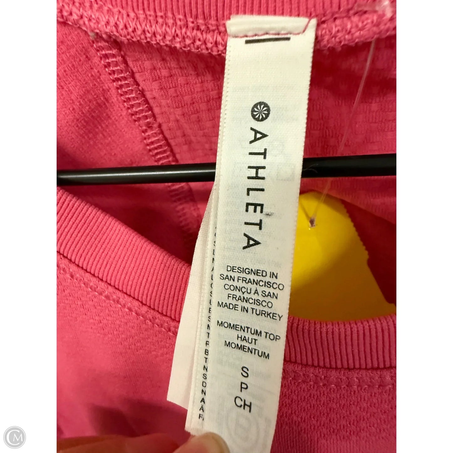 Athletic Top Long Sleeve Crewneck By Athleta In Pink, Size: S