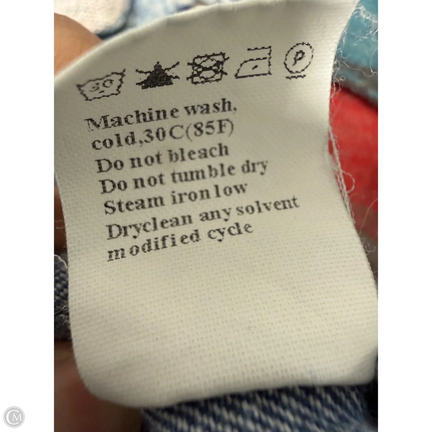 Jacket Denim By Cme In Multi-colored, Size: Xl