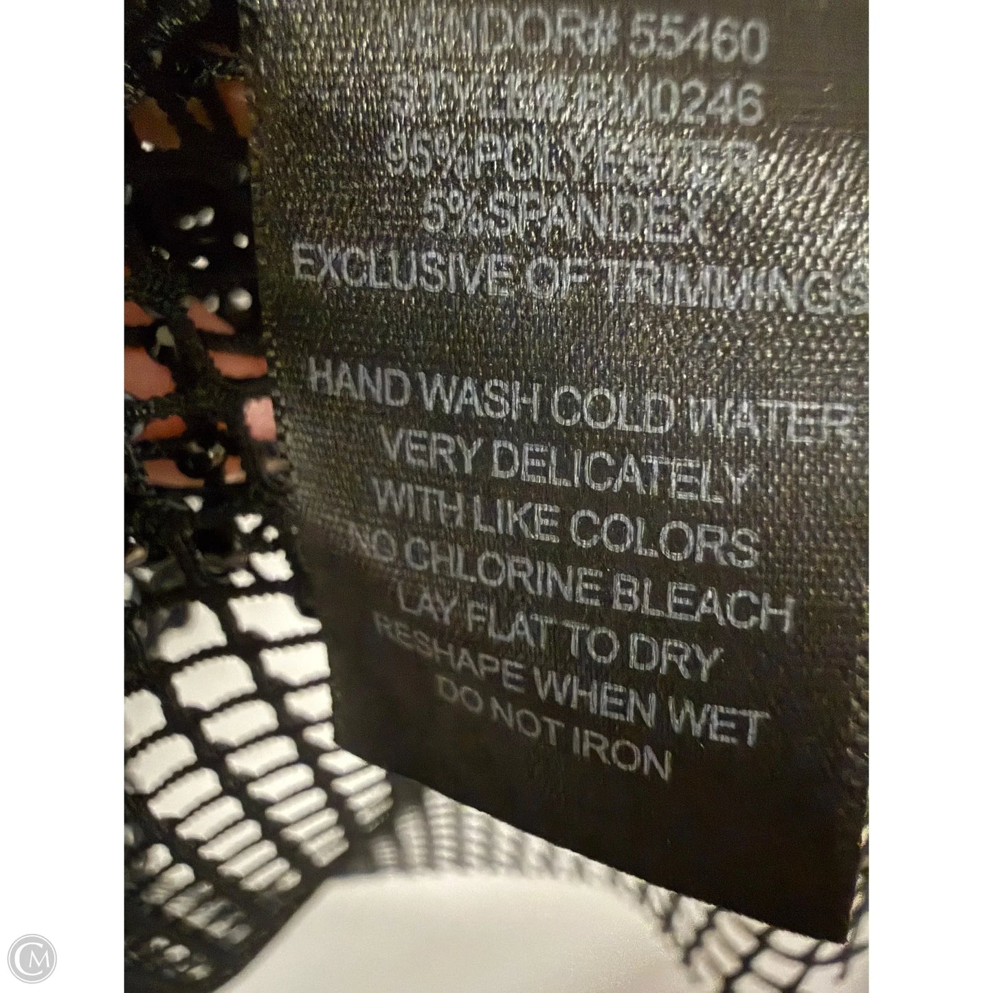 Top Short Sleeve By Cmc In Black, Size: L