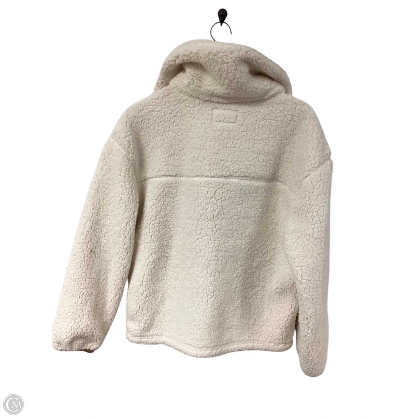 Jacket Faux Fur & Sherpa By Universal Thread In Cream, Size: M