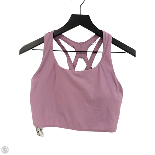 Athletic Bra By Lululemon In Purple, Size: 10