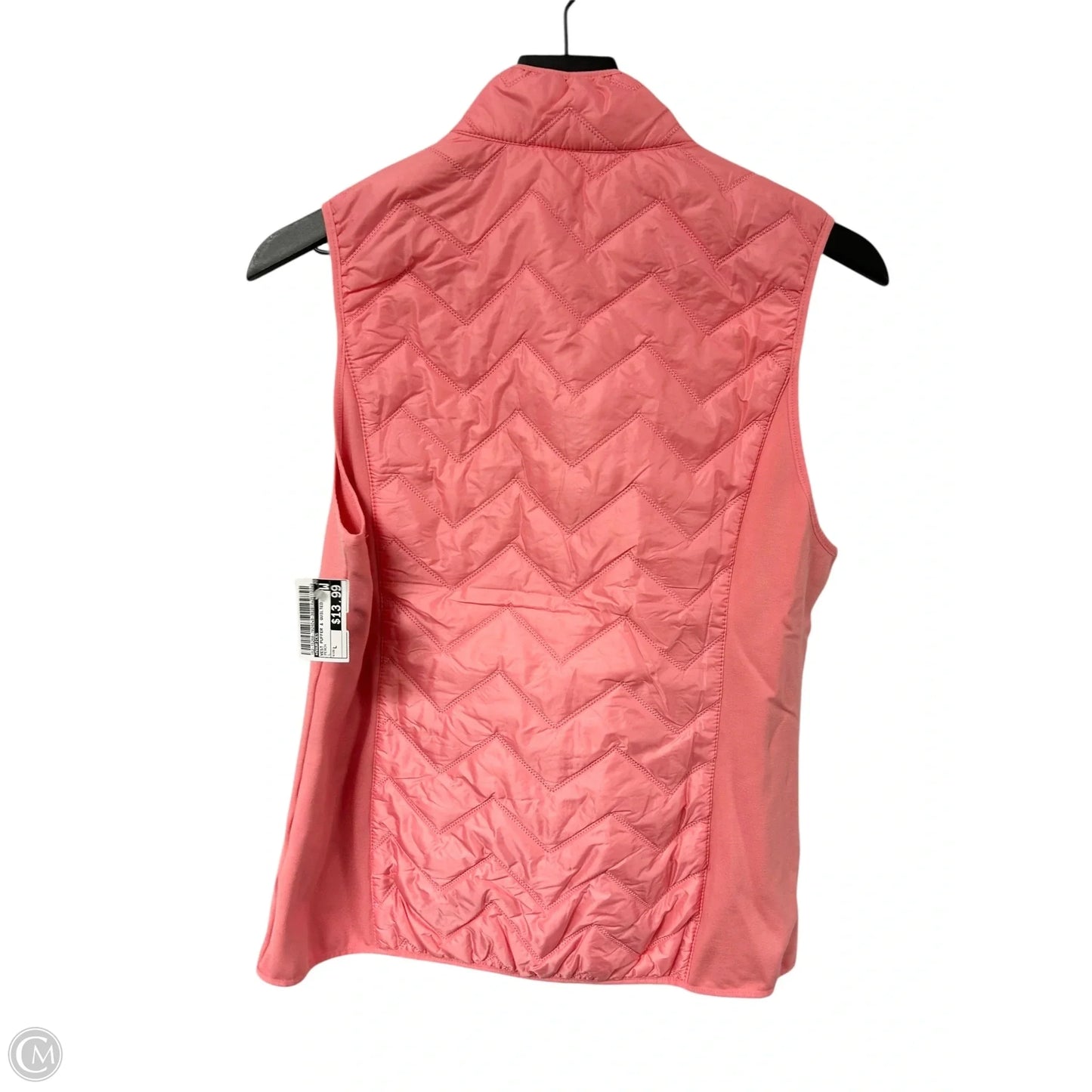 Vest Puffer & Quilted By Maurices In Peach, Size: L