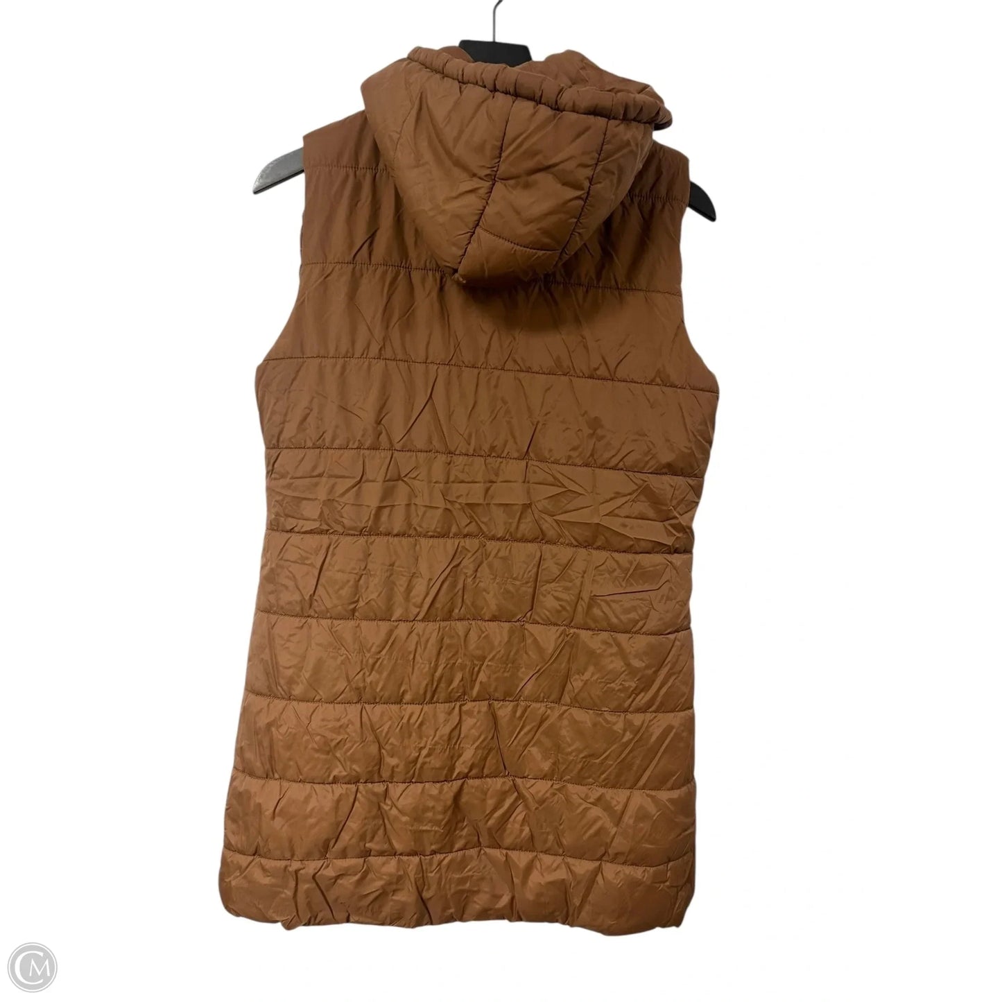 Vest Puffer & Quilted By Cmf In Brown, Size: M