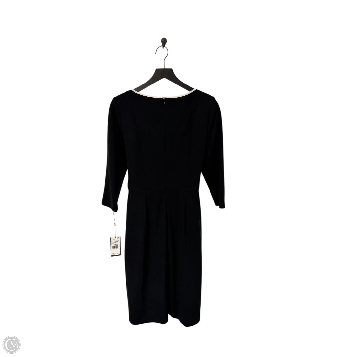 Dress Work By Adrianna Papell In Black & White, Size: 8