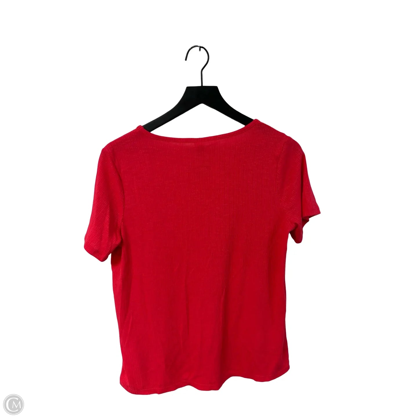 Top Short Sleeve Basic By Old Navy In Coral, Size: S