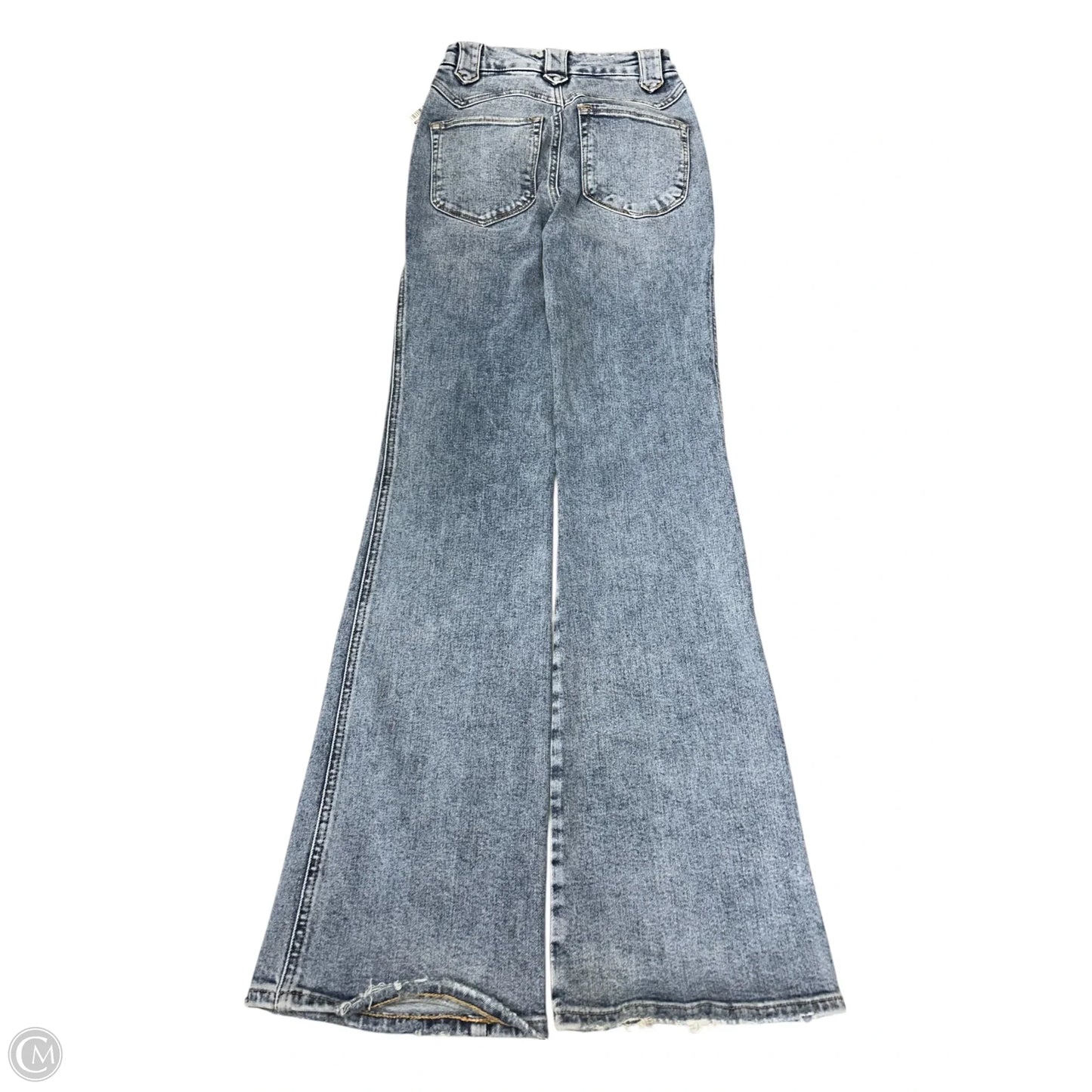 Jeans Straight By Good American In Blue Denim, Size: 0