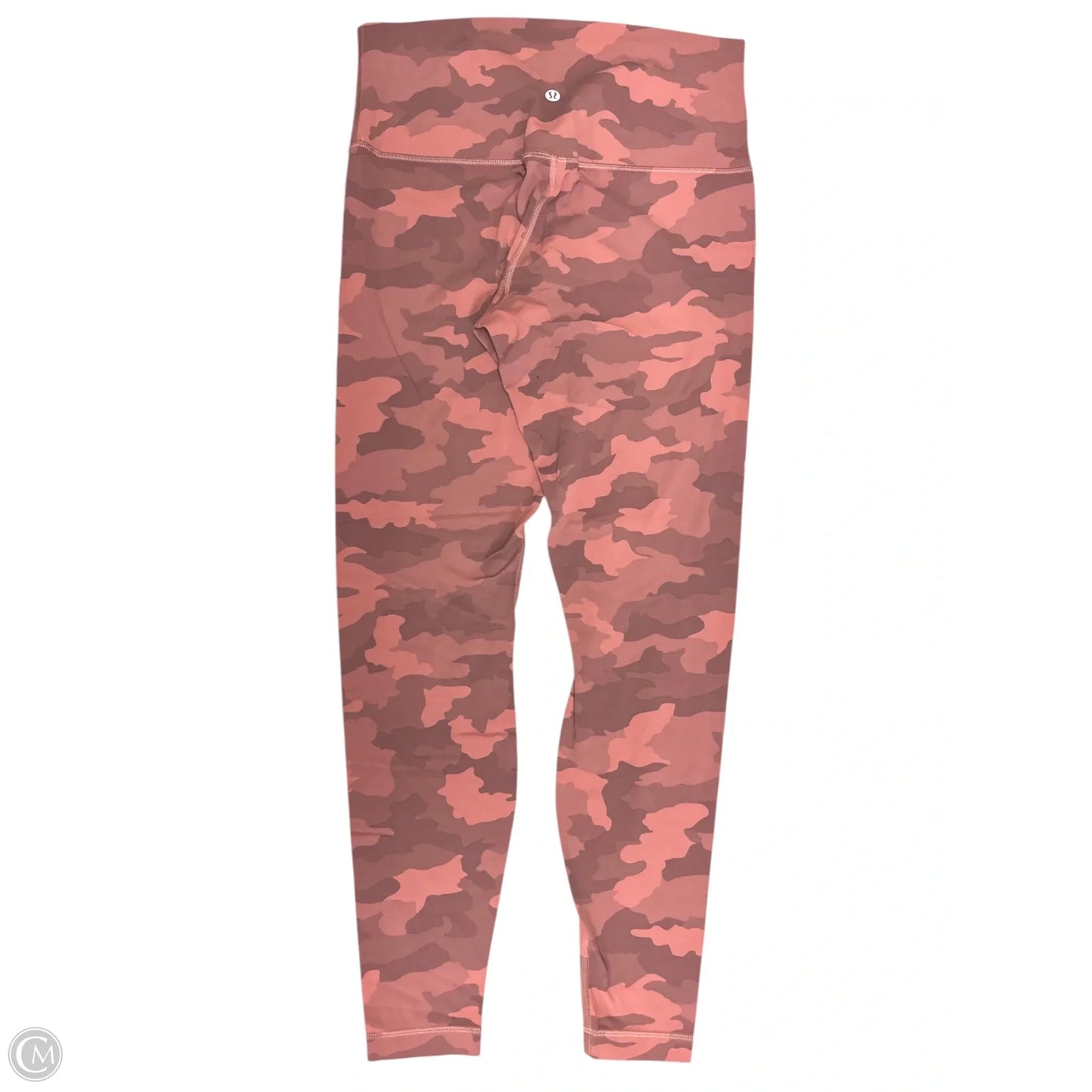 Athletic Leggings By Lululemon In Camouflage Print, Size: 10