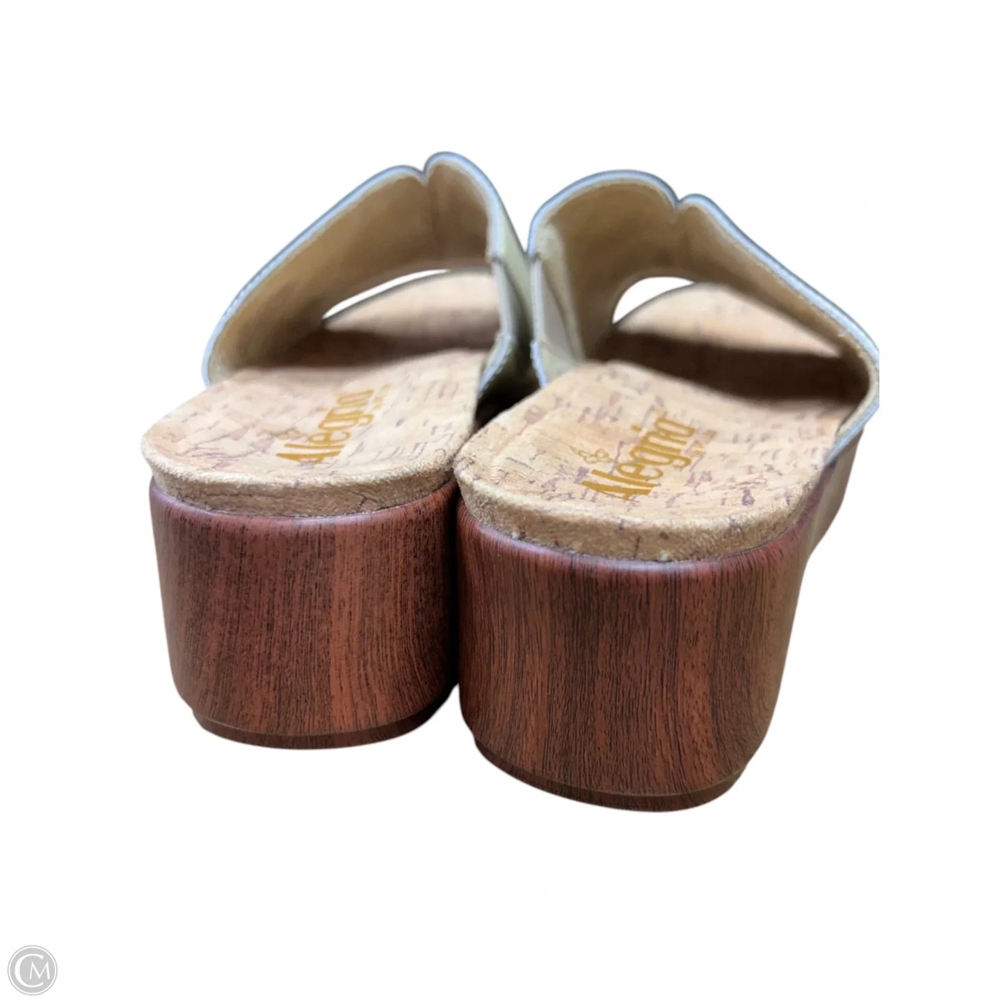 Sandals Heels Platform By Alegria In Tan, Size: 6.5