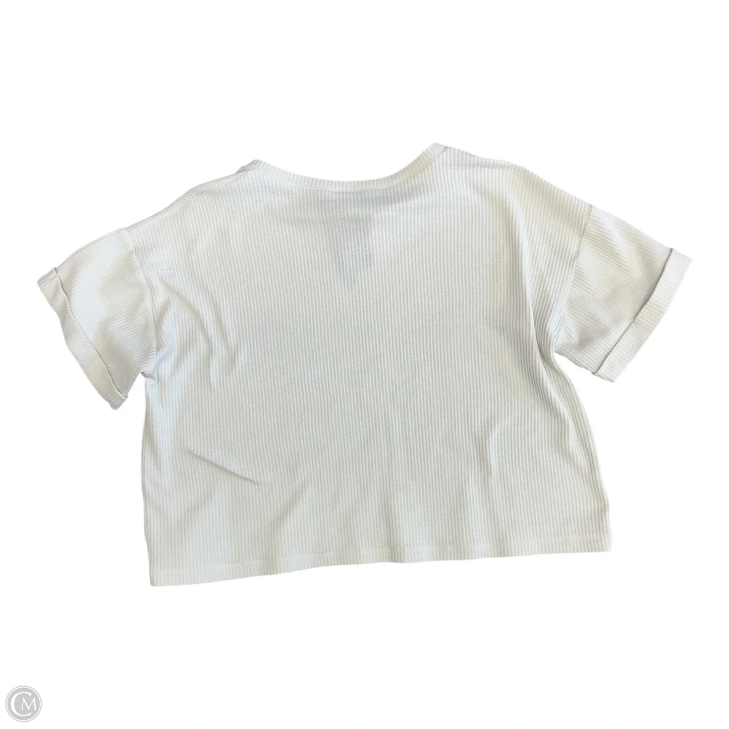Top Short Sleeve By She + Sky In Cream, Size: L
