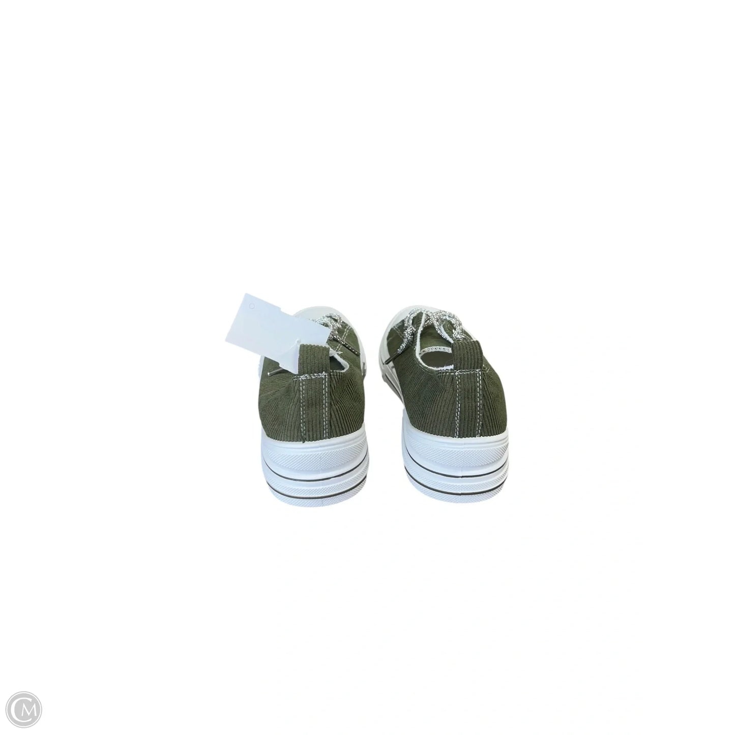 Shoes Sneakers By Very G In Green & White, Size: 9
