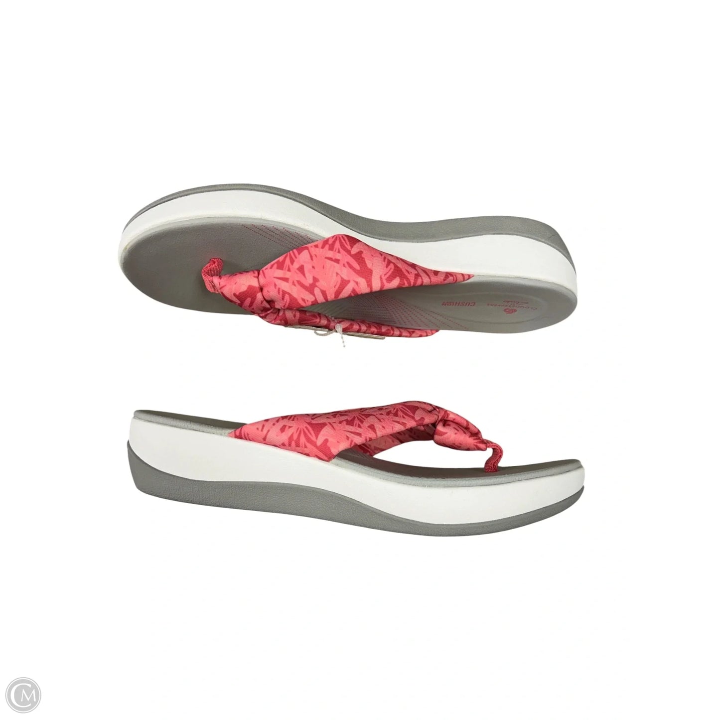 Sandals Flip Flops By Clarks In Pink, Size: 9