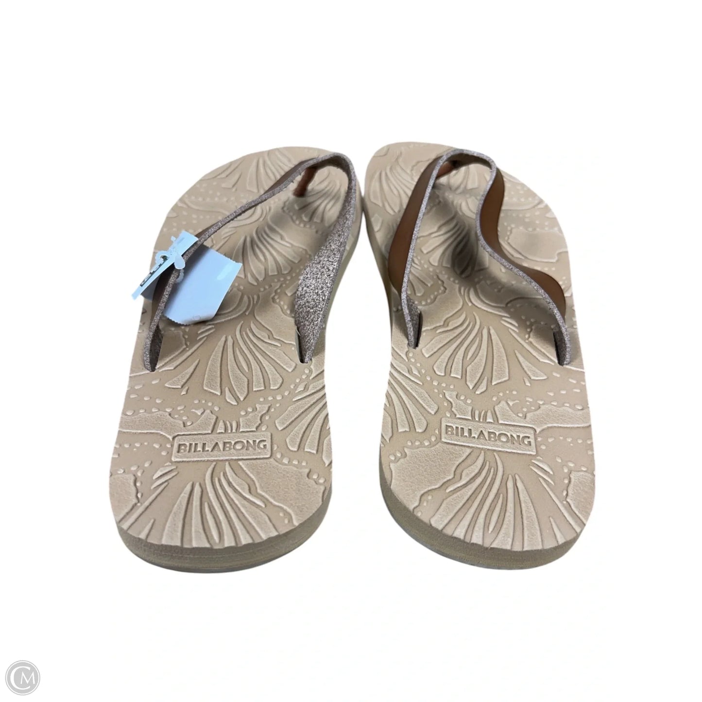 Sandals Flip Flops By Billabong In Brown, Size: 11